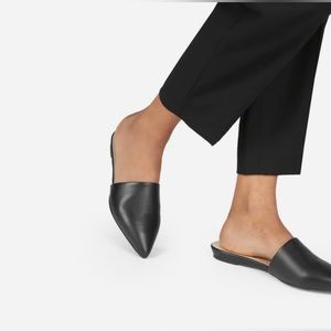 Everlane Black Leather Sandals